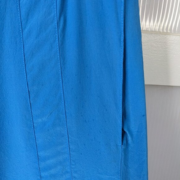 Narciso Rodriguez Blue White Black Colorblock Silk Slip Dress Size 6 AS IS FLAWS - Picture 9 of 16